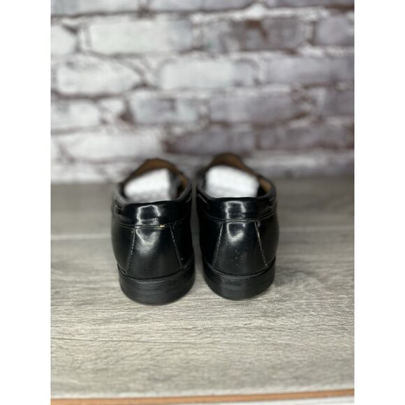 G.H. Bass & Co Weejuns Black Leather Moccasin Loafers Dress Shoes Men Sz 9.5D US main image 9